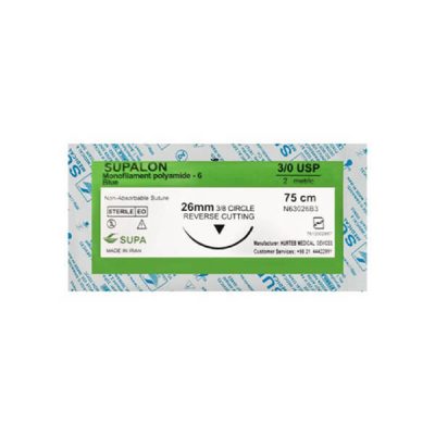 نخ بخیه نایلون 3.0 کات سوپا